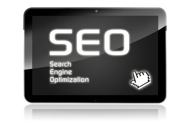 Tablet mit SEO