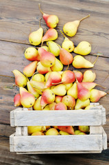 Pear scattered