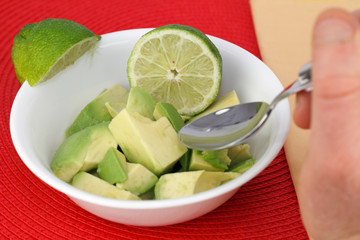 About to Eat Some Avocado