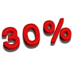 3d font 30%