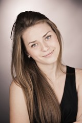 Naklejka premium Natural beauty portrait