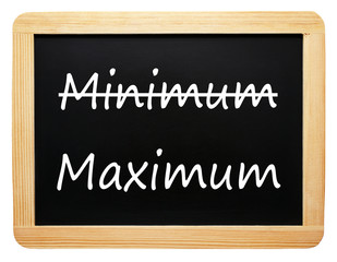 Obraz premium Minimum - Maximum