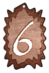 3d bronze six number