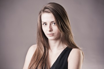 Naklejka premium Natural beauty portrait