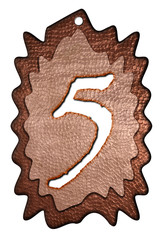 3d bronze five number