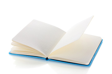 beautiful notebook isolated on white