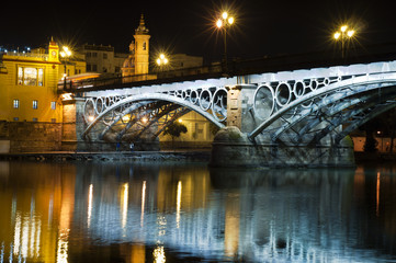 bridge  at night