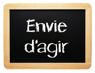 Fototapeta premium Envie d'agir