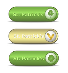 Obraz premium web button St. Patrick's Day