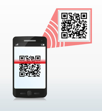 qr code scan with smartphone