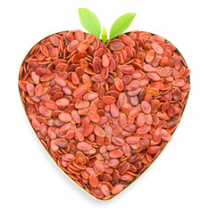 heart shaped red melon seeds