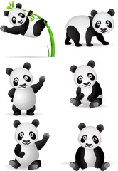 Fototapeten Panda-Karikatur © matamu