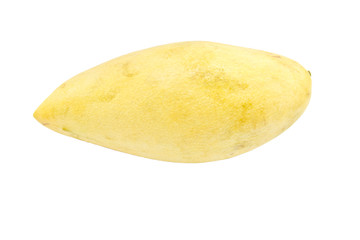Single ripe golden mango