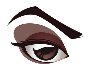 Vector Female Eye