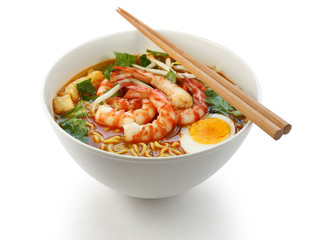prawn mee, prawn noodles