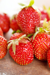 fresh strawberries