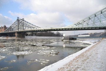 Blaues Wunder in Dresden