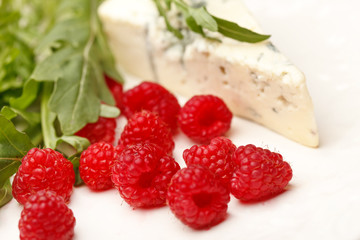 cheese and raspberry