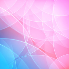 pink smooth twist light lines