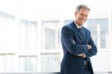 Smiling businessman
