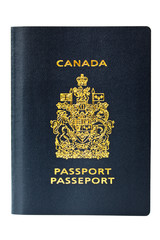 Brand new Canadian Passport, isolated