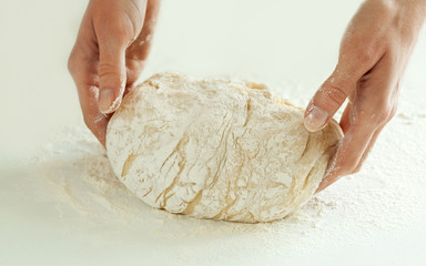 Kneading dough