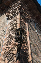Historical Palace. Ferrara. Emilia-Romagna. Italy.