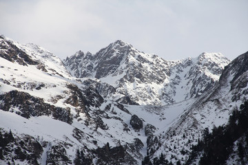 Winter mountains