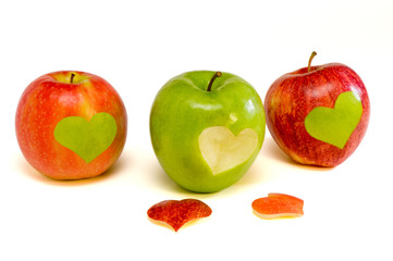 Three apples