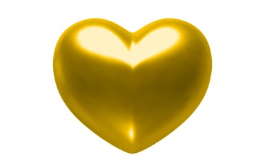 Gold heart