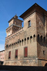 Estense Castle. Ferrara. Emilia-Romagna. Italy.