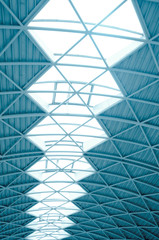 modern city architecture ceiling detail