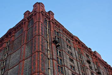 Old derelict victorian tobacco warehouse in Liverpool UK, Grade - 38752342