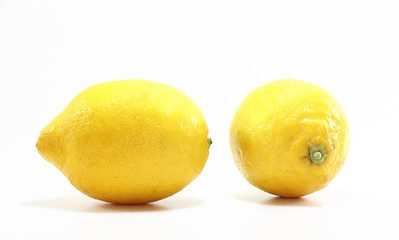 two fresh lemons