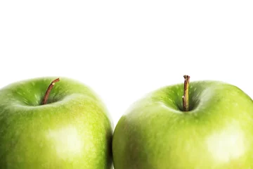 Foto op Canvas Two Green Apples © vali_111