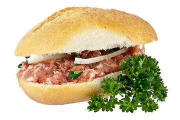 Roll with minced pork