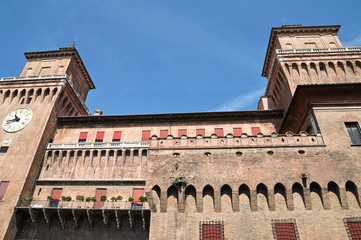 Obraz premium Estense Castle. Ferrara. Emilia-Romagna. Italy.