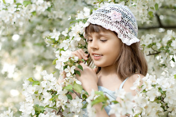 Fototapeta premium little girl