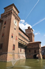 Estense Castle. Ferrara. Emilia-Romagna. Italy.