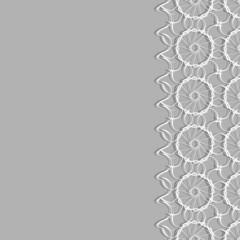 decor background with lace element