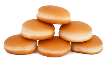 Fototapeta na wymiar hamburger buns isolated