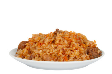 pilaf isolated