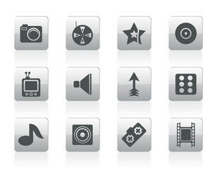 Entertainment Icons - Vector Icon Set