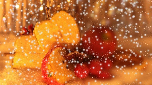 Weihnachtliches Schneegest&ouml;ber