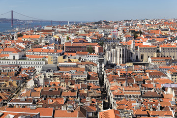 Fototapeta na wymiar Lisbon and the river