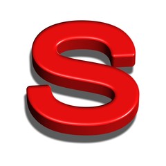 3D LETTERA S