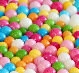 Fototapeta na wymiar słodkie kulki cukierki