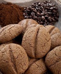 Cookies coffee-flavored