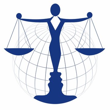 Justiz | International | Recht | Logo