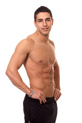 Fototapeta premium Athletic Man Shirtless